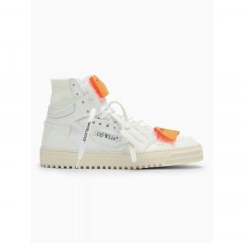 Off-White Men's 3.0 Off Court High-Top Sneakers in White, Size 12 US