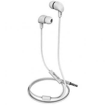 Auriculares Estéreo Celly UP600 con Micrófono y Conector 3.5mm Cable Plano Blanco