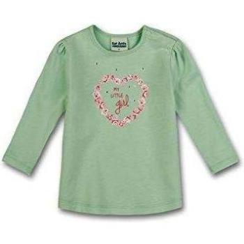 Sanetta 113419 - Sudadera para niñas, color jade 4803, talla 9 meses