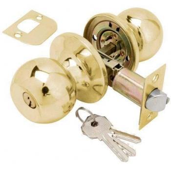 Wolfpack 3030545 Pomo Puerta Wolfpack Con Llave Latonado