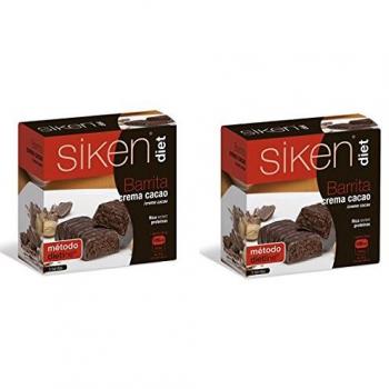 SIKEN DIET DUPLO BARRITA CREMA CACAO 5 UNIDADES