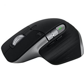 Logitech MX Master 3S For Mac Performance Wireless Mouse - Right-hand Laser Bluetooth 8000 DPI Black Silver