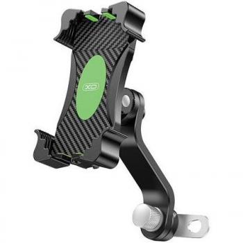 XO Soporte Universal para Teléfonos en Motocicletas - Ancho de Apertura 65-100mm - Giro 360º - Longitud 118x270mm - Peso 219gr - Adec