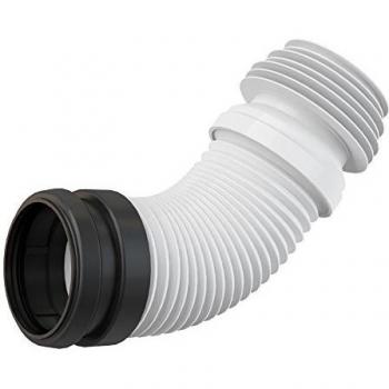 Conector de codo flexible para desagüe de WC 90/110 mm