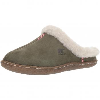 Sorel Nakiska Slide, Zapatillas Bajas para Mujer, Verde