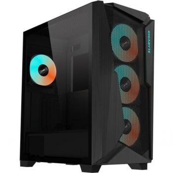 Caja Semitorre ATX Gigabyte AC301GW con iluminación RGB y panel lateral de vidrio templado
