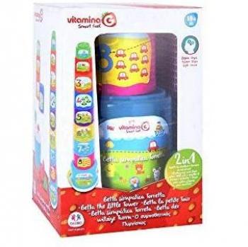 GLOBO, Stacking Cup 70Cm 8 Piezas W/Bucket and 6 Shapes