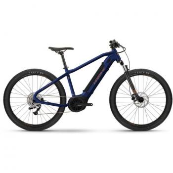 Bicicleta eléctrica Haibike Alltrack 4 27.5 Alivio suspensión delantera 2023 azulado - S