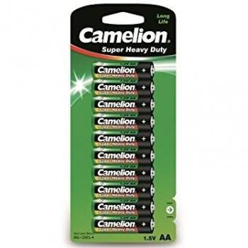 Pilas AA de Zinc-Carbono Camelion 960 Mah (10 Uds./blíster)