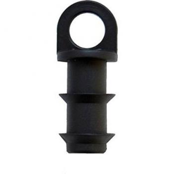 S&M 540417 Tapón Final - Goteo 16 mm, Blister 3 Unidades, 2 x 8.5 x 12 cm, Color Negro
