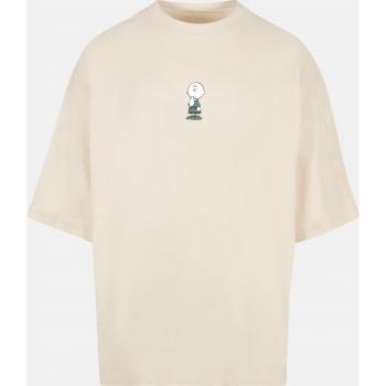 Merchcode Peanuts Charlie Brown Oversized T-Shirt in Cream