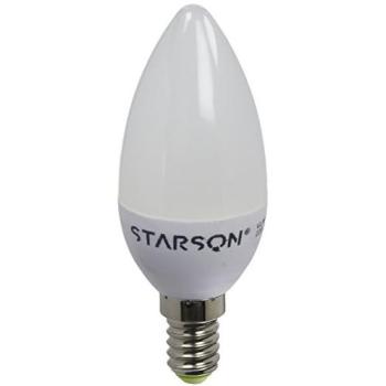 Starson Bombilla Vela LED E14, 6 W, Blanco