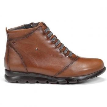 Botines de Piel Fluchos F0356_SUGA_2CUE para Mujer en Marrón Medio