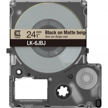 Cartucho de etiquetas Epson LK6JBJ Beige/Negro