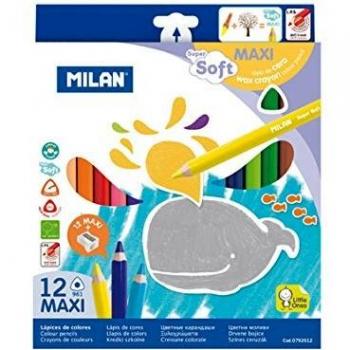 Milan 0792612 - Pack de 12 lápices de colores