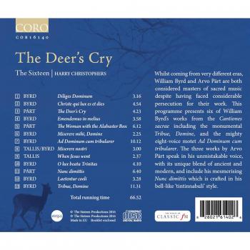 The Deers Cry [The Sixteen, Harry Christophers ] [CORO: COR16140]
