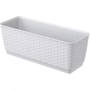 Maceta RATOLLA P 6L - Alta Calidad en Color Blanco, Resistente y Duradera