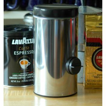 Meliconi - Dosificador de café automático, de acero inoxidable