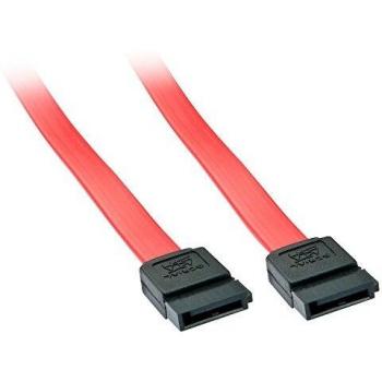 Cable SATA III Interno 0.7m Rojo, Compatible con SAS, 6 Gb/s