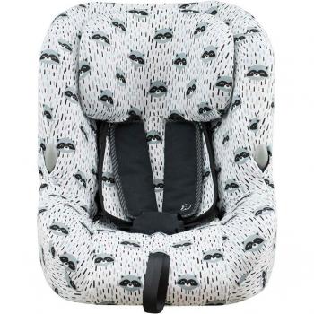 Funda para silla de coche JYOKO compatible con Bebe Confort Milofix Jyoko Racoon Town