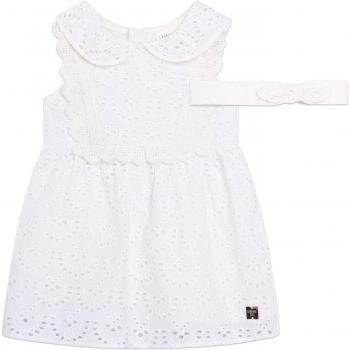 Conjunto de bebé niña de vestido y diadema con bordado francés Carrement Beau