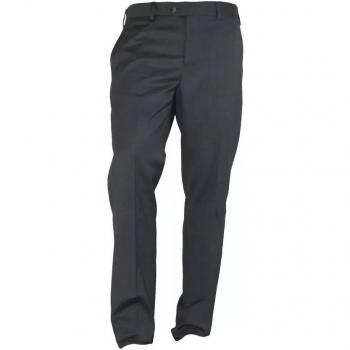 Italian Crafted Gray Polyester Chinos - Size 4XL