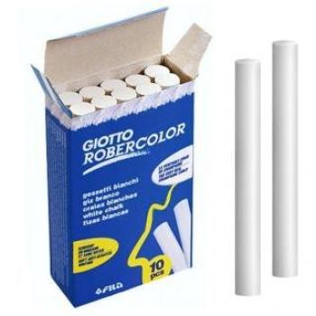 Tizas Antipolvo Giotto Robercolor c/ 10 blancas