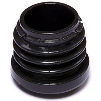 Brinox B75465N Contera Interior Redonda, Negro, Diámetro 28 mm, Set de 50 Piezas