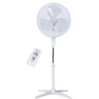 Ventilador de pie Khela con mando a distancia 43cm 45W Blanco