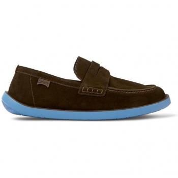 CAMPER Wagon Men's Casual Brown Suede Shoes in Size 46 and Size 12