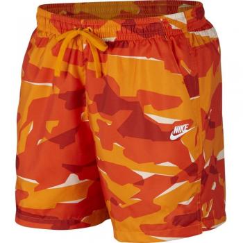 Nike M NSW CE Camo Short Wvn Pantalón, Hombre, Orange Peel/White, M