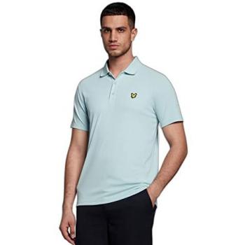 Lyle & Scott Men's Tech Golf Polo Shirt - Blue Shore