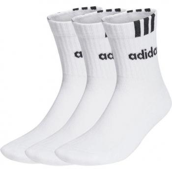 Calcetines adidas 3 stripes linear 3p blanco
