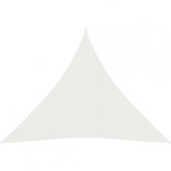 Parasol de vela HDPE 160g/m² Blanco 3x3x3 m