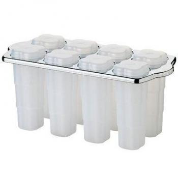 KitchenCraft Deluxe - Juego de recipientes para Hacer Helados de Hielo (8 Unidades)