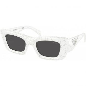 Prada PR 13ZS 17D5S0 Women's Cat Eye Sunglasses White Size 50