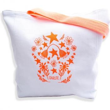 Bolso de hombro de mujer liso con bordado Starlite