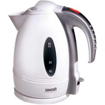 Unold Blitzkocher, Plata, Blanco, AC 230 V, 50 Hz, 170 x 260 x 255 mm - Calentador de agua