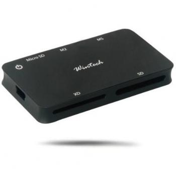 Wintech CR-25 - Lector (480 Mbit/s, Negro, LED)