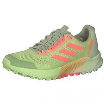 Zapatillas de Trail Running Adidas Terrex Agravic Flow 2, LIMPUL/Turbo/FTWBLA, Hombre, 44 2/3 EU