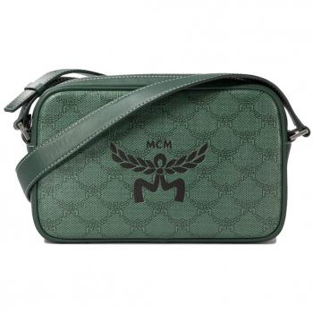 MCM Women's Himmel Crossbody Bag in Green | MMRESAC01G0
