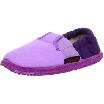 Giesswein Aichach - Zapatillas de casa de lana infantil, Morado
