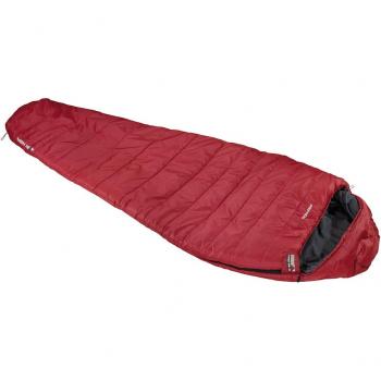 Saco de dormir High Peak Redwood -3, capacidad para temperaturas extremas hasta -3°C, material exterior resistente al agua, forro interior suave y cálido, diseño compacto y ligero para fácil transporte, incluye bolsa de compresión