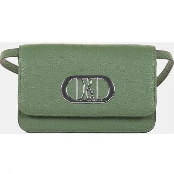 Bolso Devota & Lomba Single en color verde con cremallera
