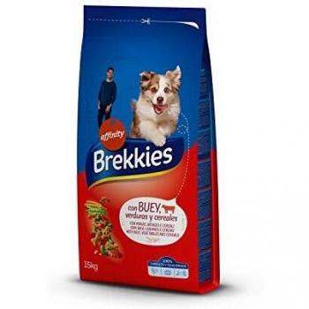 Brekkies Pienso para Perros con Buey y Verduras - 15000 gr