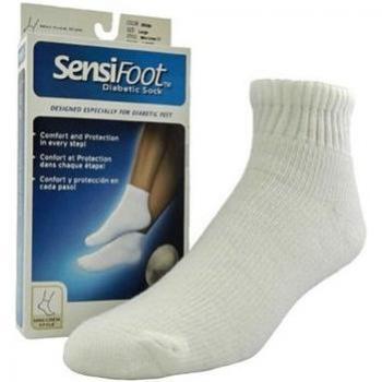 Calcetín Jobst Sensifoot Corto Blanco Talla S