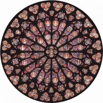 Puzzle de Madera Rosace Notre Dame - 80 Piezas