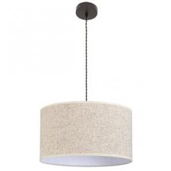 Colgante Happy 1xe27 Marrón/Beige Pantalla 45x45 cm