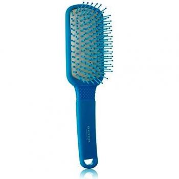 Beter Rectangular Pneumatic Hair Brush with Nylon Pins and Protective Tip, 22.5 cm