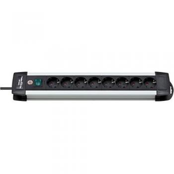 Brennenstuhl Premium-Alu-Line regleta enchufes con 8 tomas de corriente